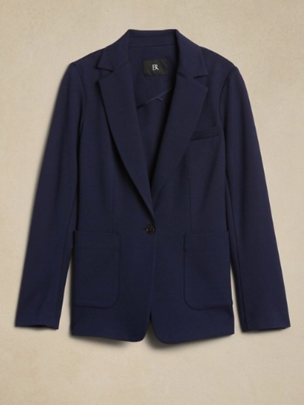 Banana Republic- Everywhere Ponte Blazer, Navy Blue, US 20